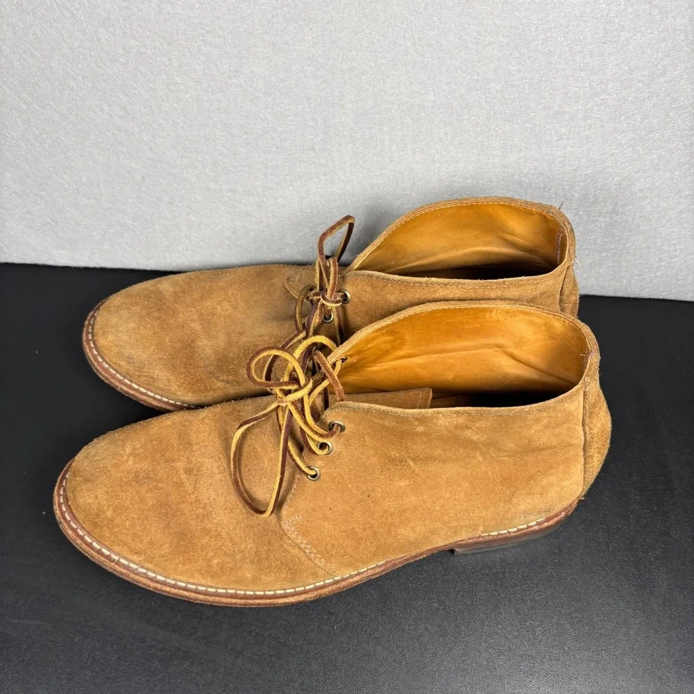 Oak Street Bootmakers Campus Chukka Boots Mens Size 13 Brown Suede Leather USA